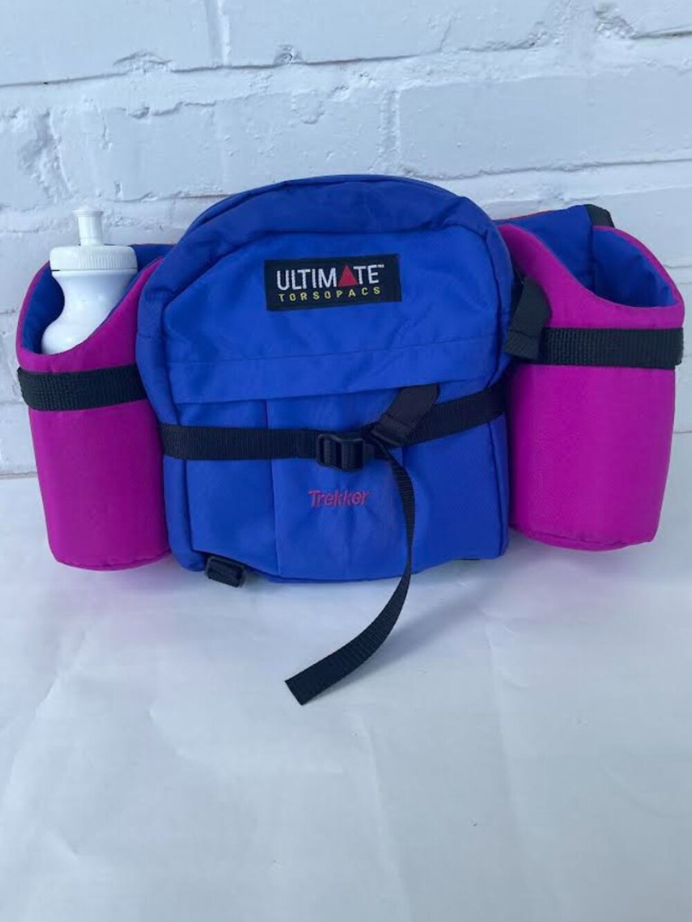 Vintage 90s Ultimate Torsopacs Trekker Fanny Pack Dual Bottle Lumbar Hiking Wais